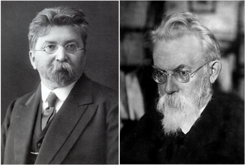 Mykola Prokopovych Vasylenko and Volodymyr Ivanovych Vernadsky